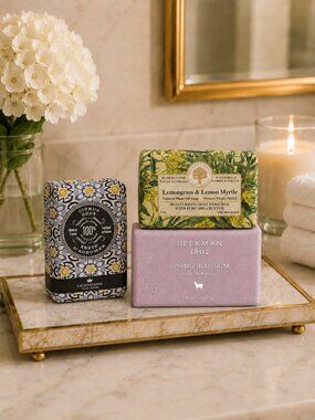 Luxury Artisan Soap Gift Bundle 3 Sealed Bars – Made in USA, Australia & France
